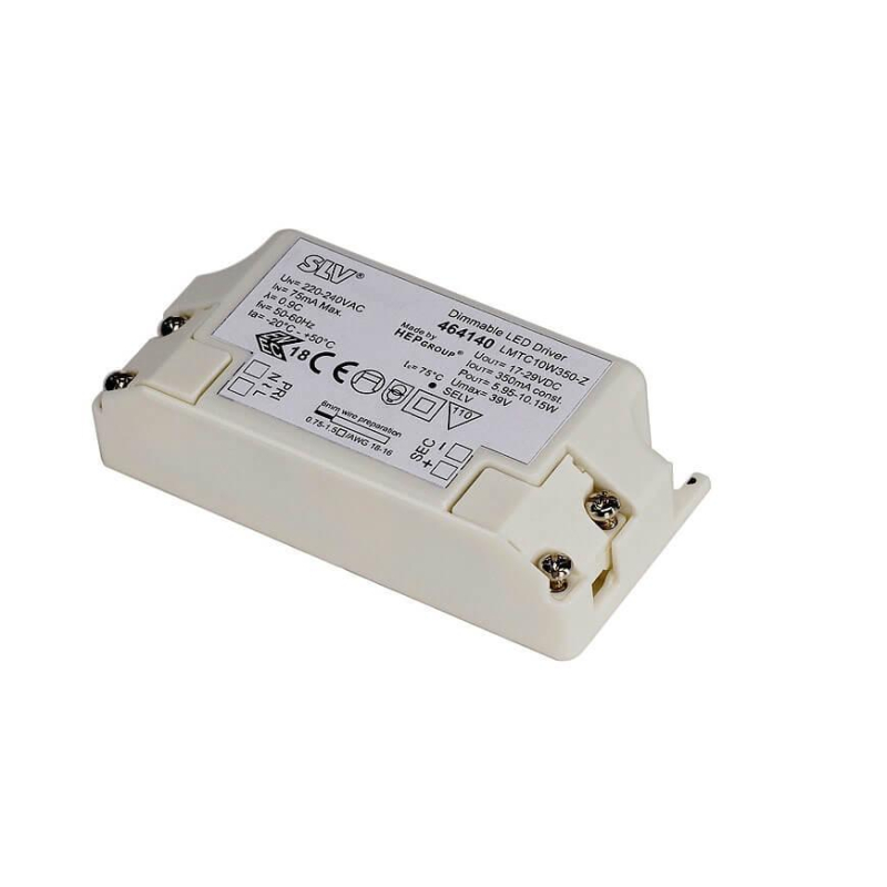 Драйвер SLV 17-29V 5,95-10,15W IP20 0,35A 464140 в Санкт-Петербурге