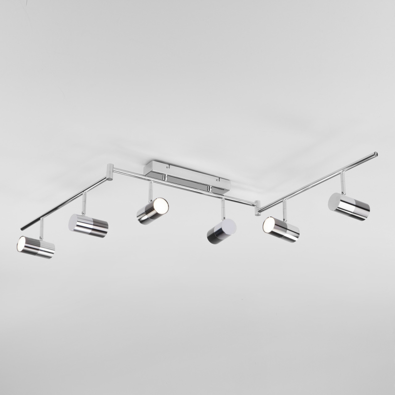 Светодиодный спот Eurosvet Mini Topper 20086/6 LED хром/черный жемчуг в #REGION_NAME_DECLINE_PP#