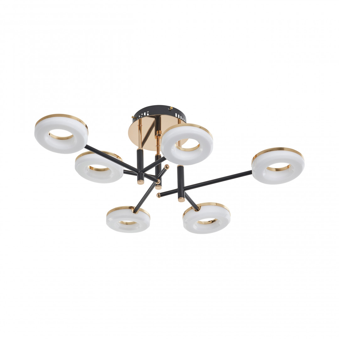 Потолочная люстра Arte Milano Ferrara 272999/6 BK/GD в #REGION_NAME_DECLINE_PP#