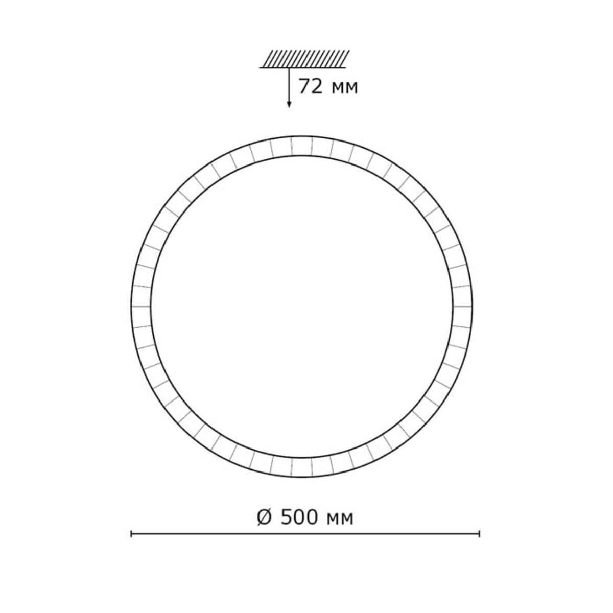 Настенно-потолочный светодиодный светильник Sonex Brisa 2036/EL в Санкт-Петербурге