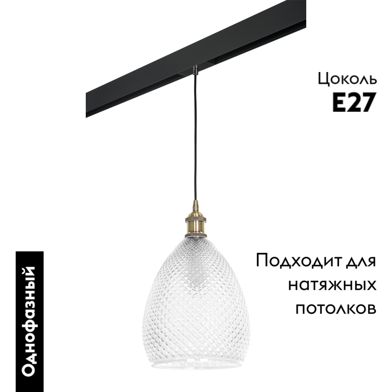 Трековый светильник Lightstar Genni PRO798021 (798021+595007) в Санкт-Петербурге