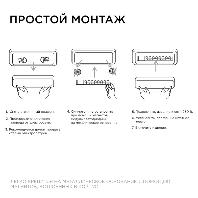 Светодиодный модуль со встроенным драйвером Apeyron 230В 2835 18Вт 1620 лм 6500К 02-52 в Санкт-Петербурге