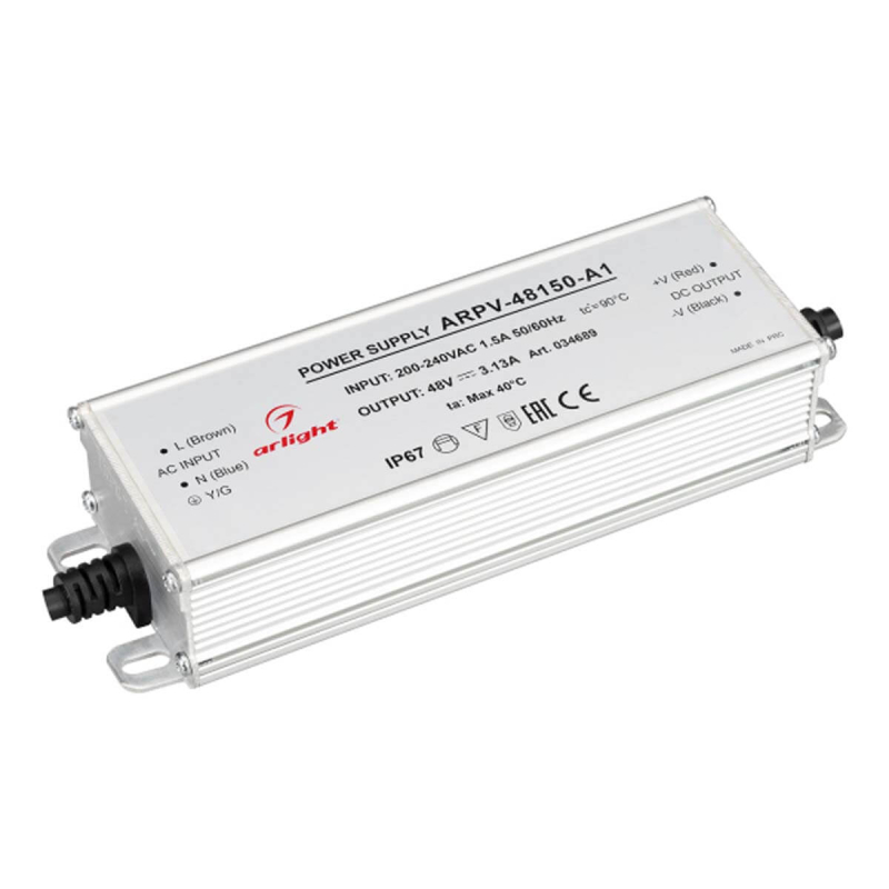 Блок питания Arlight ARPV-48150-A1 48V 150W IP67 034689 в #REGION_NAME_DECLINE_PP#