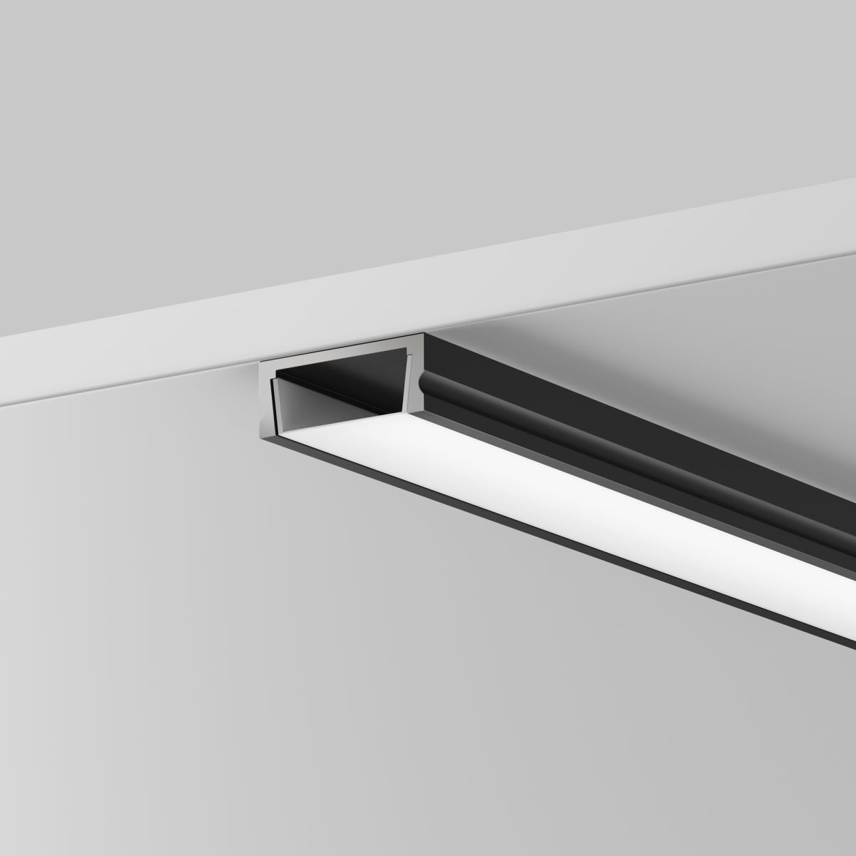 Алюминиевый профиль накладной 15x6 Maytoni Led Strip ALM-001-B-2M 631003 в Санкт-Петербурге