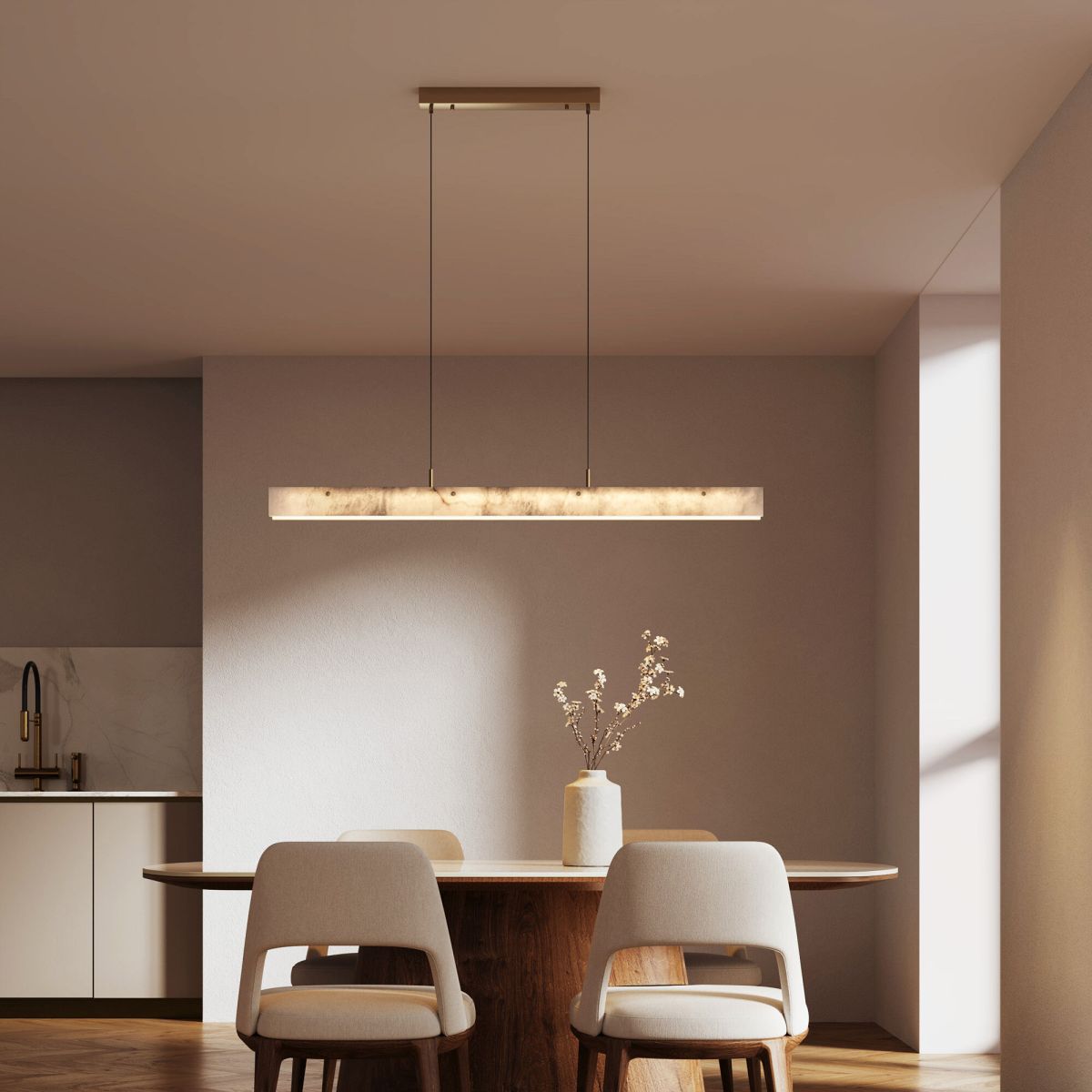 Подвесной светильник Eurosvet Alabaster 604053 LED латунь/ алебастр a072022 в #REGION_NAME_DECLINE_PP#