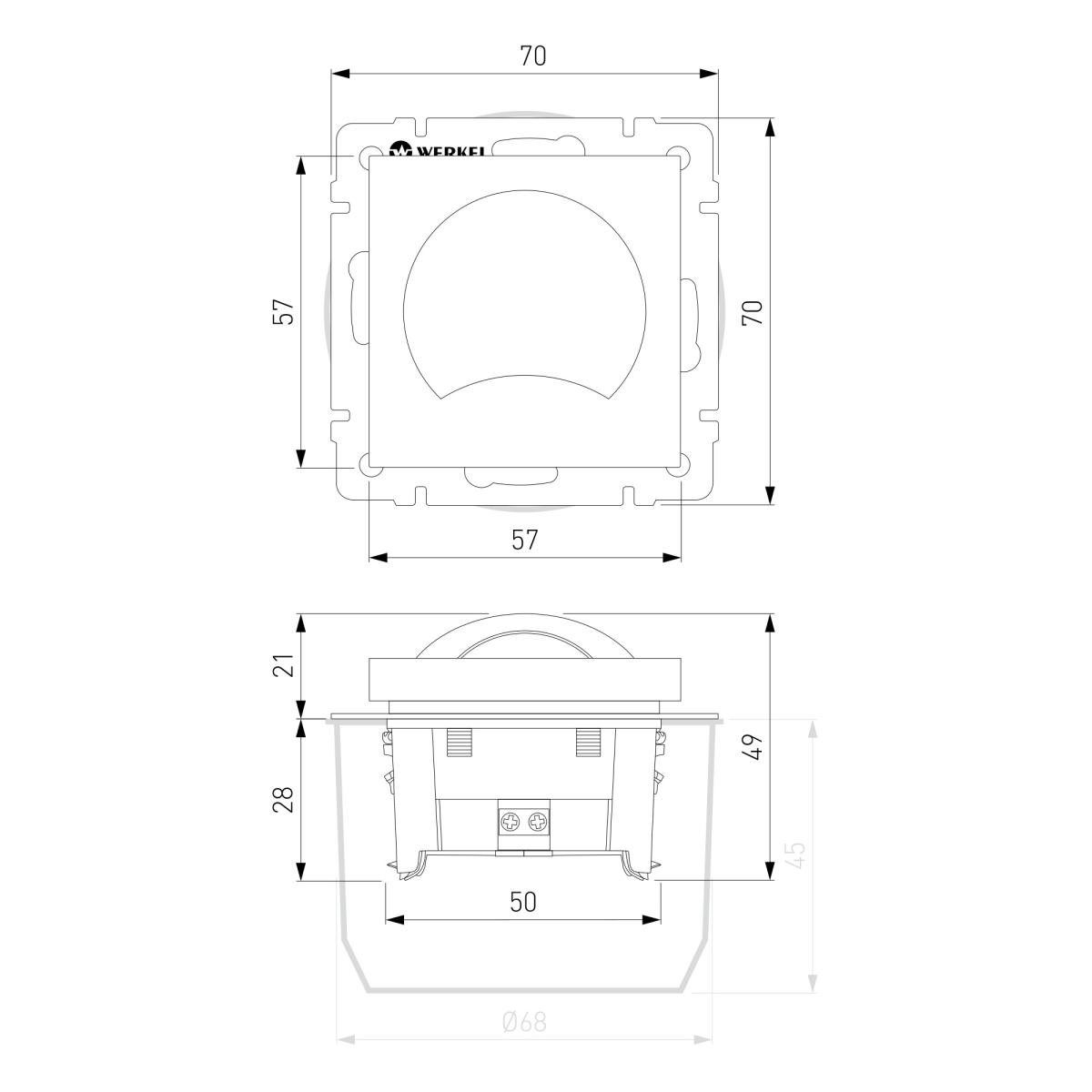 Встраиваемая подсветка Werkel Moon 4690389179228 W1154401 a057493 в Санкт-Петербурге