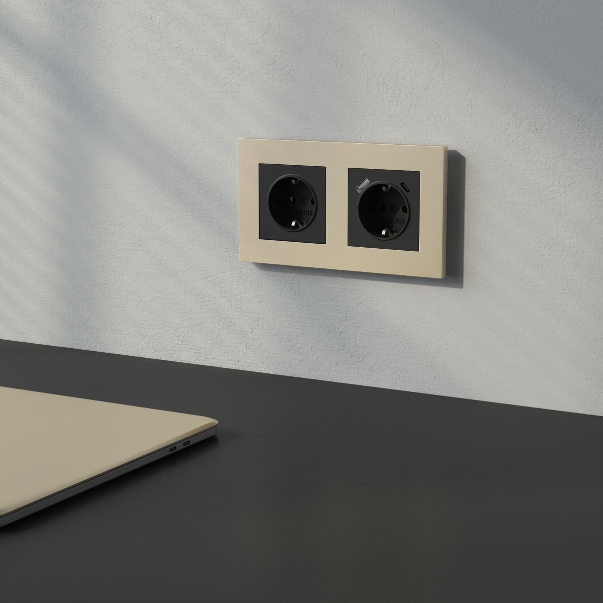 Рамка на 2 поста Werkel Slab (шампань софт) W0022911 4690389218378 a071623 в #REGION_NAME_DECLINE_PP#