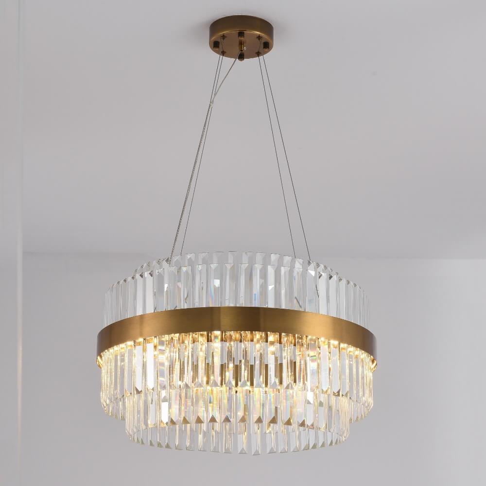 Подвесная светодиодная люстра Lumina Deco Ringletti LDP 8017-600 MD в Санкт-Петербурге