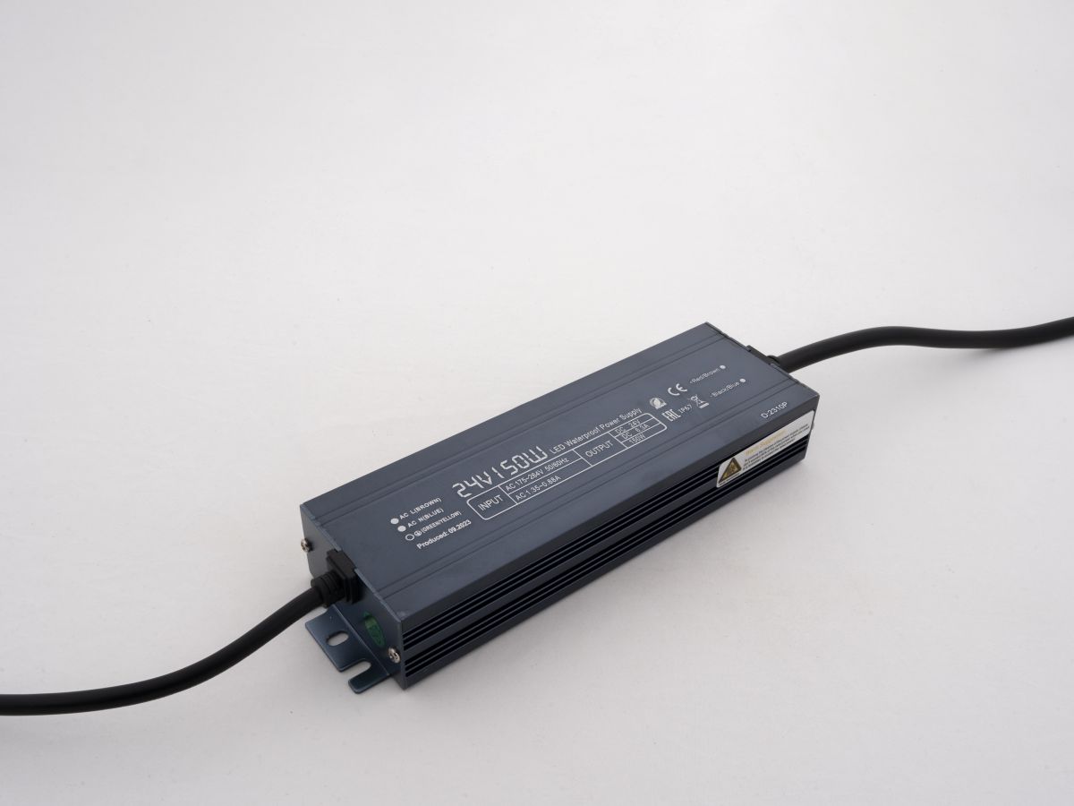 Блок питания LEDS POWER 150Вт 24В IP67 алюминий SLIM 003146 в Санкт-Петербурге