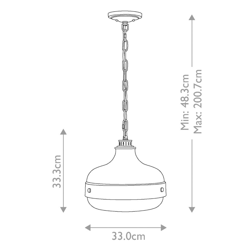 Подвесной светильник Feiss Cadence FE-CADENCE-2P-MB в Санкт-Петербурге