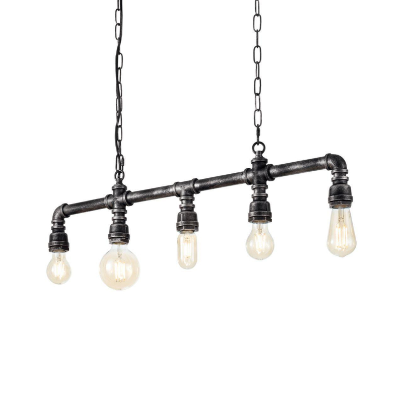 Подвесная люстра Ideal Lux Plumber SP5 Vintage 175355 в #REGION_NAME_DECLINE_PP#