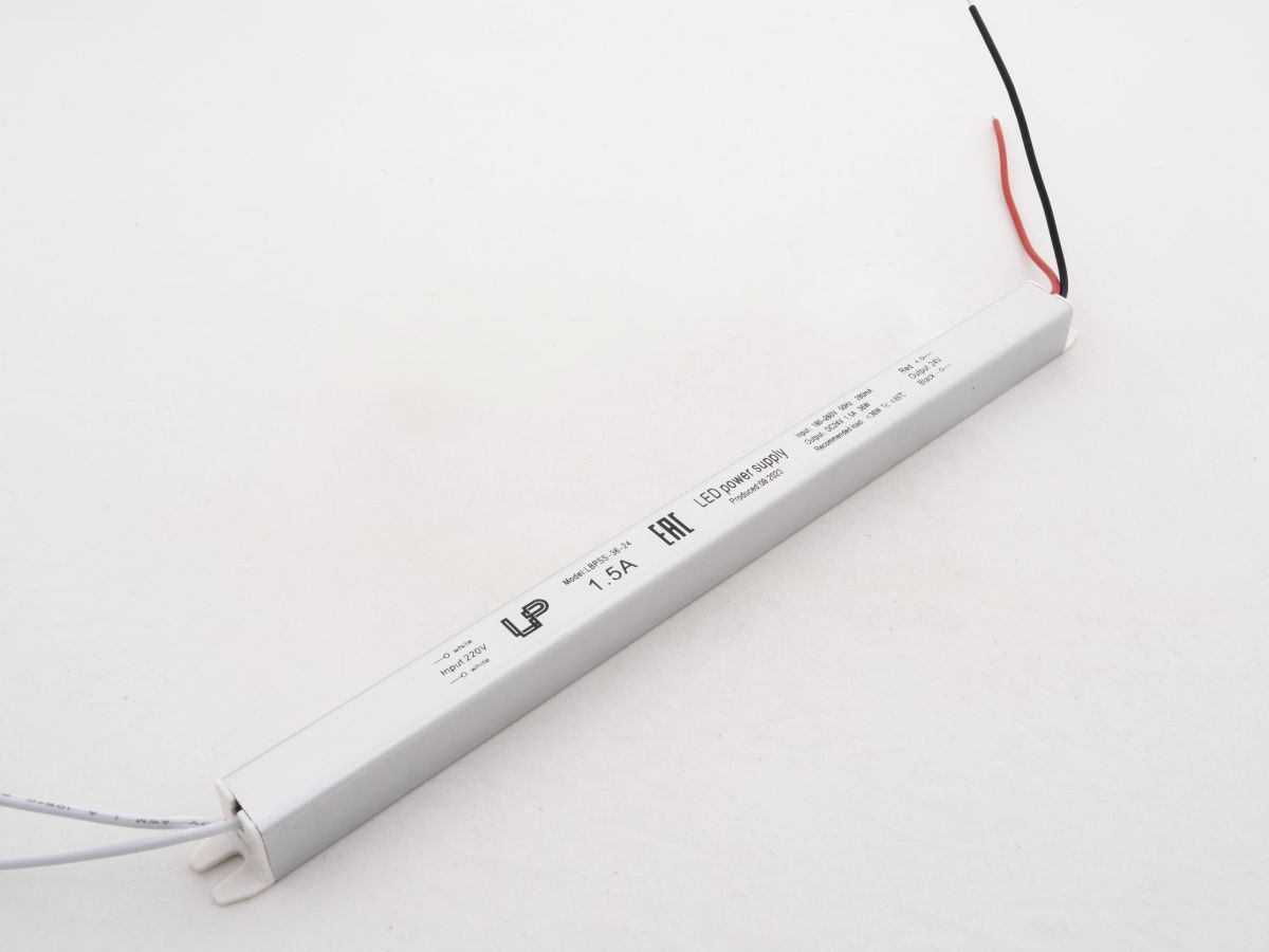 Блок питания LEDS POWER 36Вт 24В Super Slim 390119 в Санкт-Петербурге