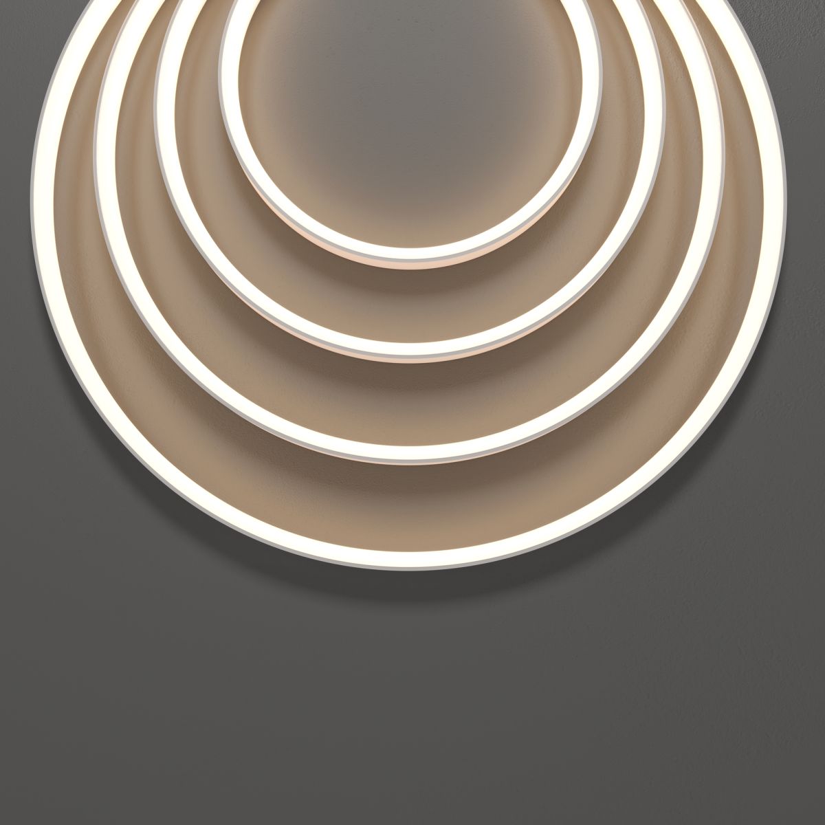 Термостойкий гибкий неон 13x7 24В 9,6Вт/м 2700K IP67 5м (вертикальный изгиб) 432053 в Санкт-Петербурге