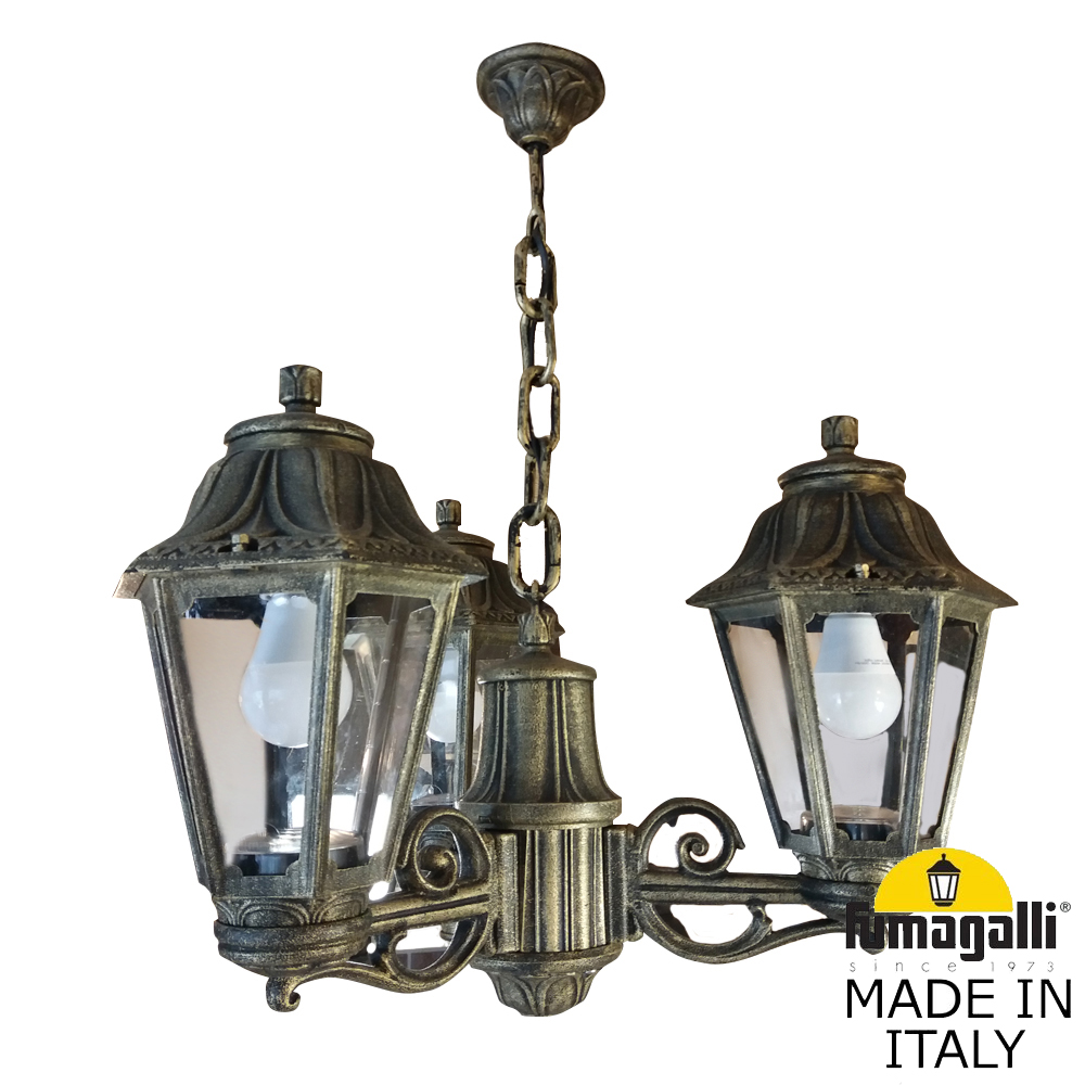 Уличный подвесной светильник Fumagalli SICHEM/ANNA 3L E22.120.S30.BXE27 в #REGION_NAME_DECLINE_PP#