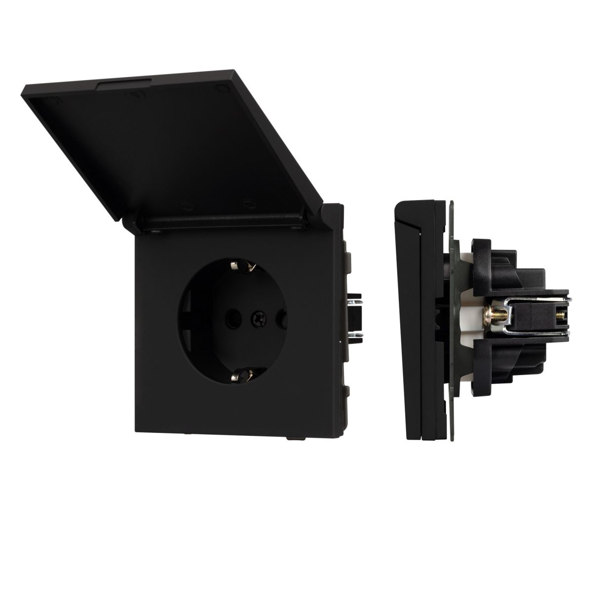 Механизм розетки влагозащищённый SCT-TENDO-MCP-SFPL-BK (230V, 16A) 054599 в Санкт-Петербурге