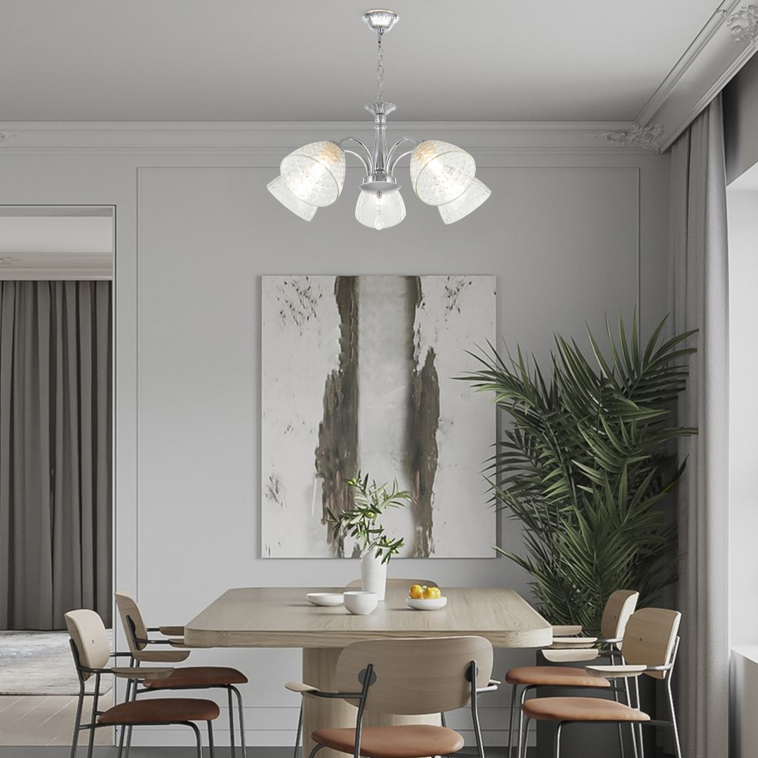 Подвесная люстра Arte Milano Amalfi 335156/5 CR в #REGION_NAME_DECLINE_PP#