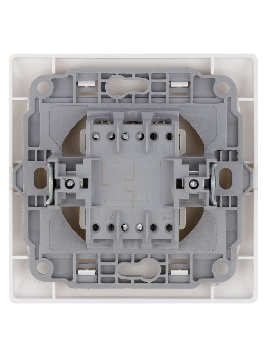 Выключатель одноклавишный с подсветкой на 2 направления Ильмень TDM Electric SQ1823-0006 в Санкт-Петербурге