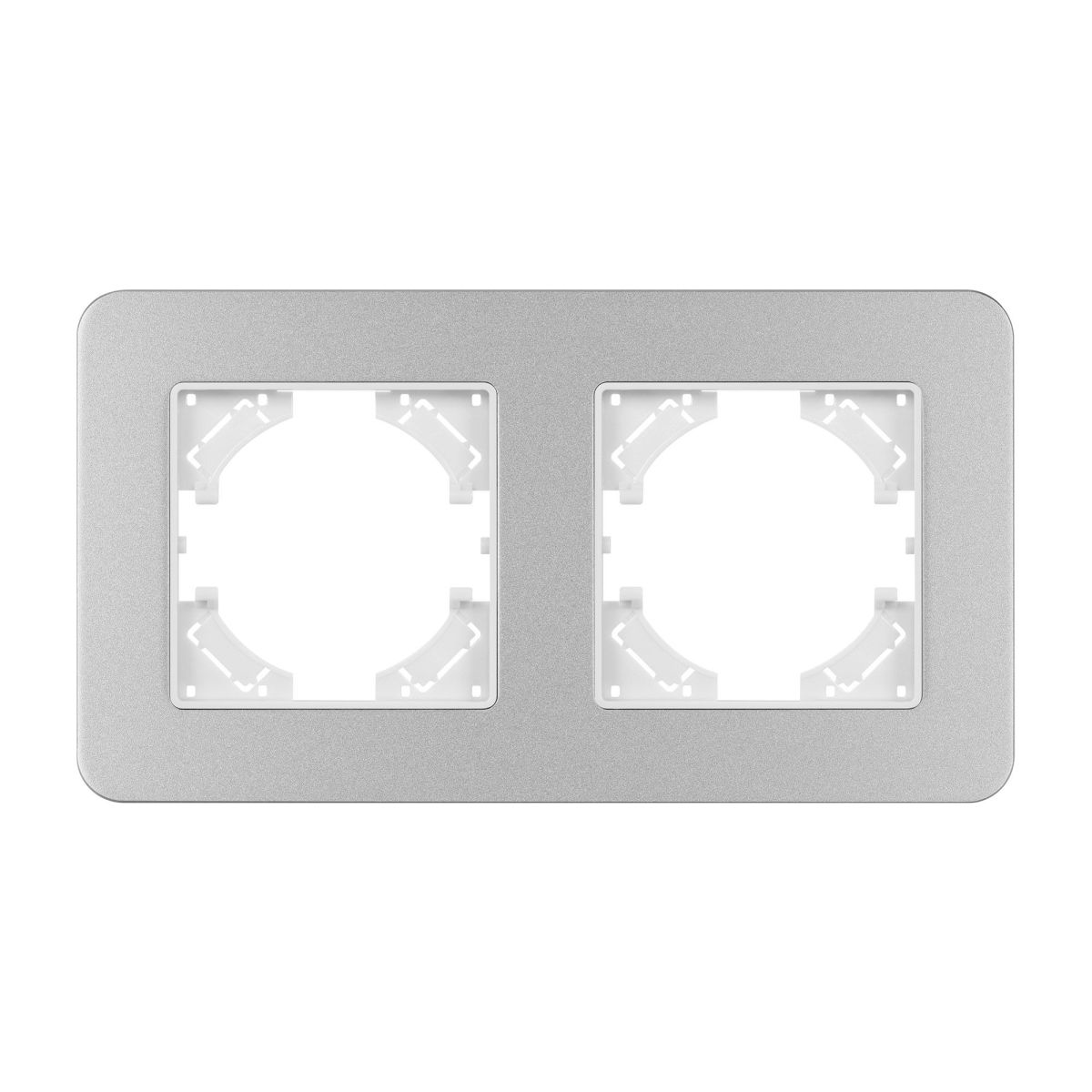 Рамка на 2 поста алюминиевая Arlight FRM-AKIRY-SFAL-2-SR 049737 в Санкт-Петербурге