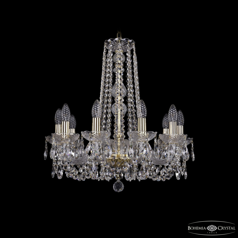 Подвесная люстра Bohemia Ivele Crystal 1402/10/195/h-58 G в Санкт-Петербурге
