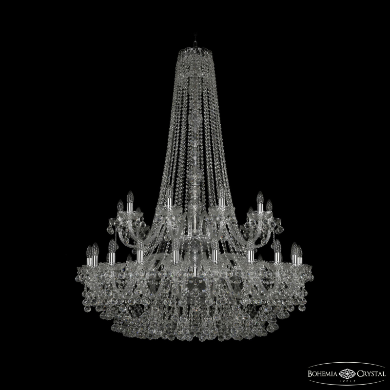Подвесная люстра Bohemia Ivele Crystal 1409/20+10/400/h-152/2d Ni в Санкт-Петербурге