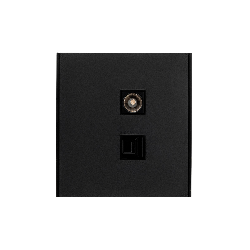 Розетка STRONG компьютерная RJ45 кат6 + TV с/у антрацит KRANZ KR-78-0722-5 в #REGION_NAME_DECLINE_PP#