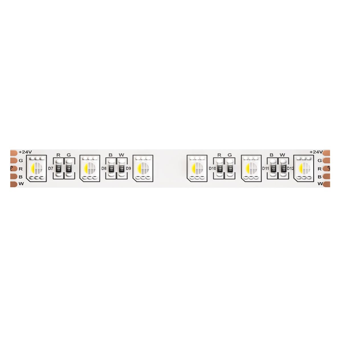 Светодиодная лента Maytoni Technical 24В 5050 19,2Вт/м RGBW 4000K IP20 10180 в Санкт-Петербурге