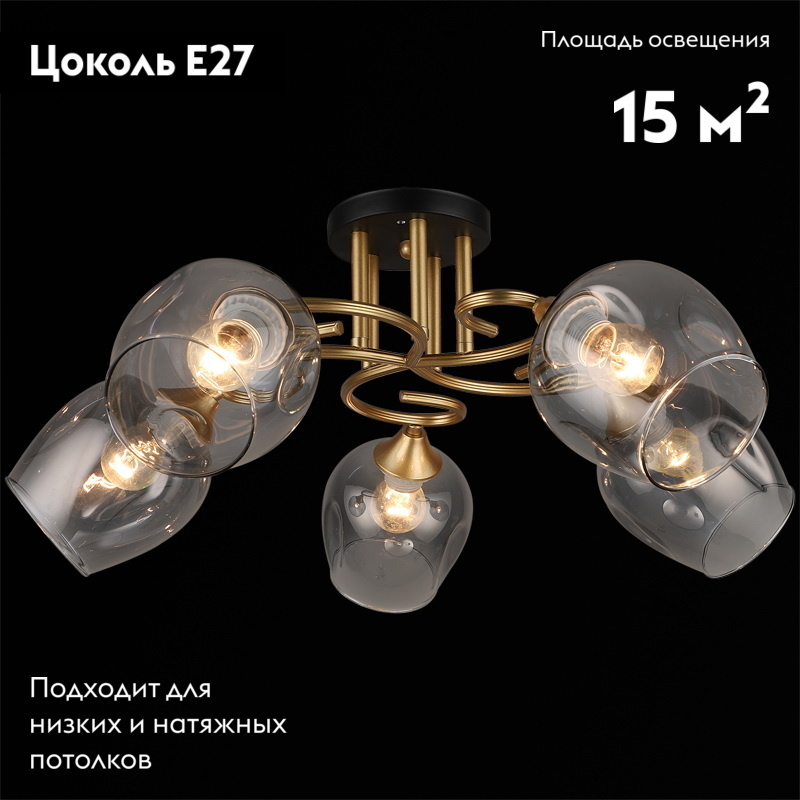 Потолочная люстра Reluce 04615-0.3-05 в Санкт-Петербурге