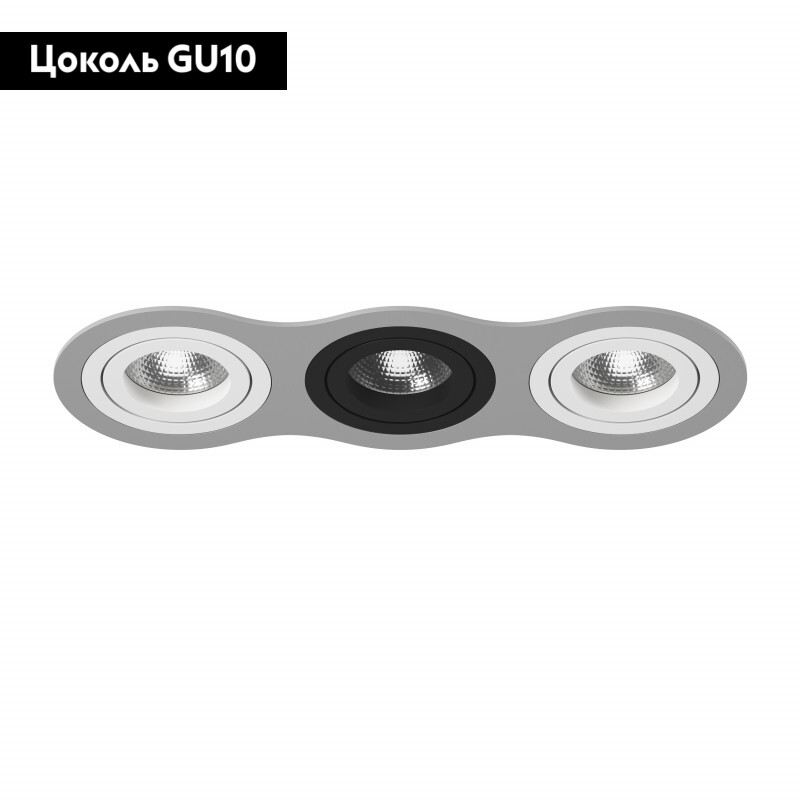 Встраиваемый светильник Lightstar INTERO 16 i639060706 (217639+217606+217607+217606) в #REGION_NAME_DECLINE_PP#