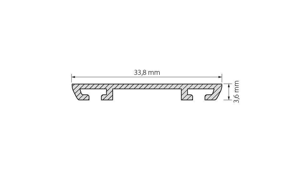 Профиль-держатель Arlight PHS-A-BASE-H3.6-2000 ANOD 019862 в Санкт-Петербурге