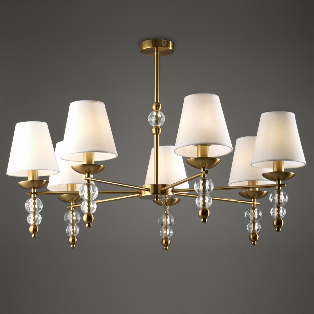 Люстра на штанге Freya Side FR1009CL-07BS в #REGION_NAME_DECLINE_PP#