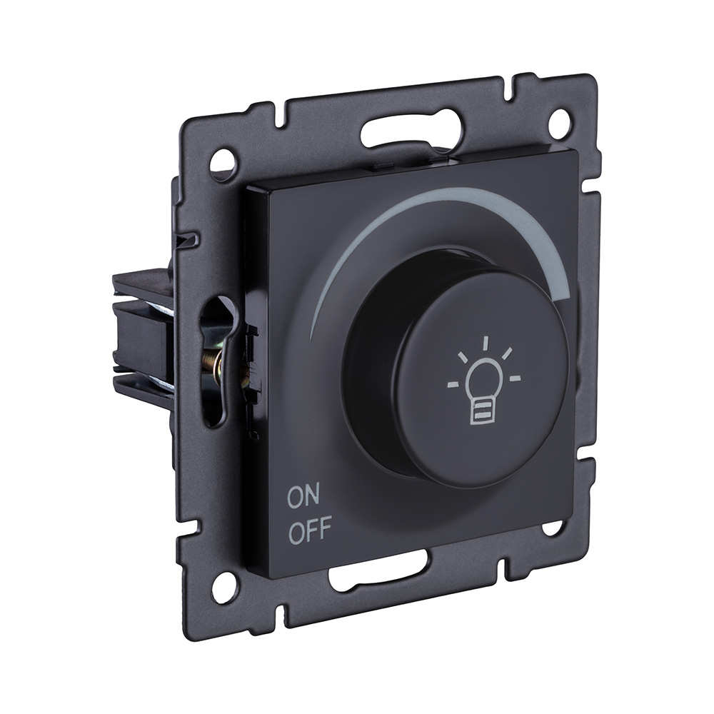 Светорегулятор универсальный 500W, черный матовый Kollinger REA-027BM для Aspekt, Eleganz, Reflex в #REGION_NAME_DECLINE_PP#