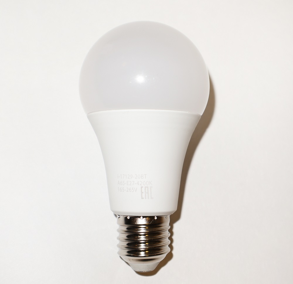 Лампа светодиодная i-Watt E27 20W 4200К груша матовая i-17129 в #REGION_NAME_DECLINE_PP#