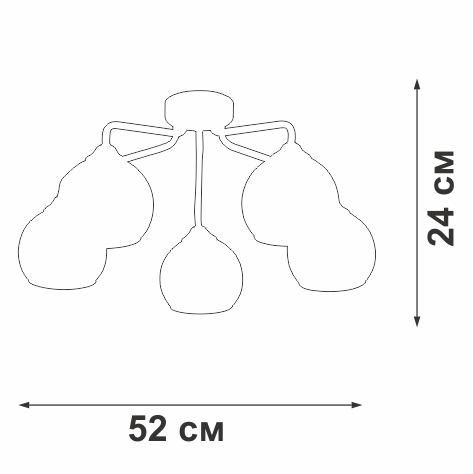 Потолочная люстра Vitaluce V3096-9/5PL в Санкт-Петербурге