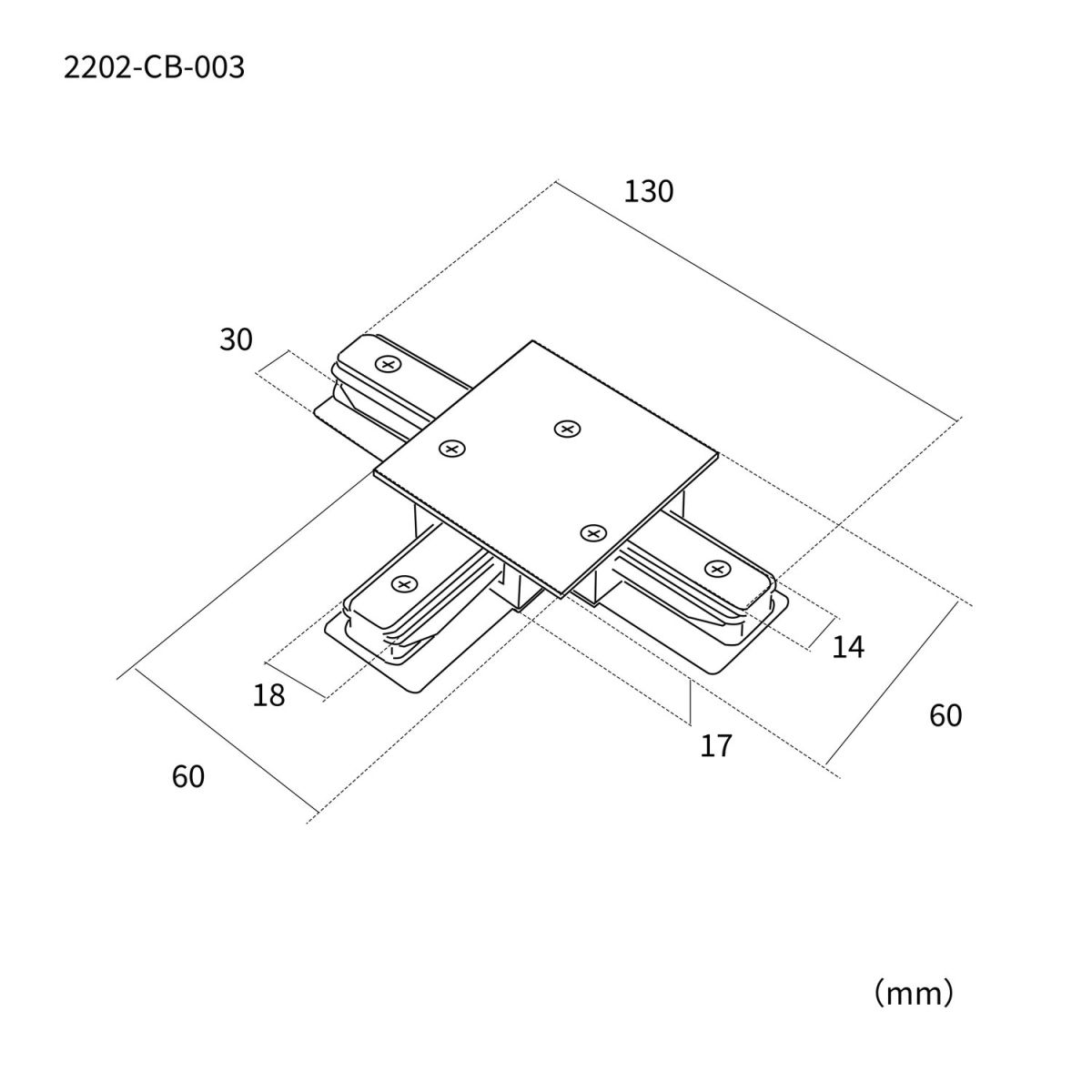 Коннектор для однофазного шинопровода Favourite Practica 2202-CB-003 в Санкт-Петербурге