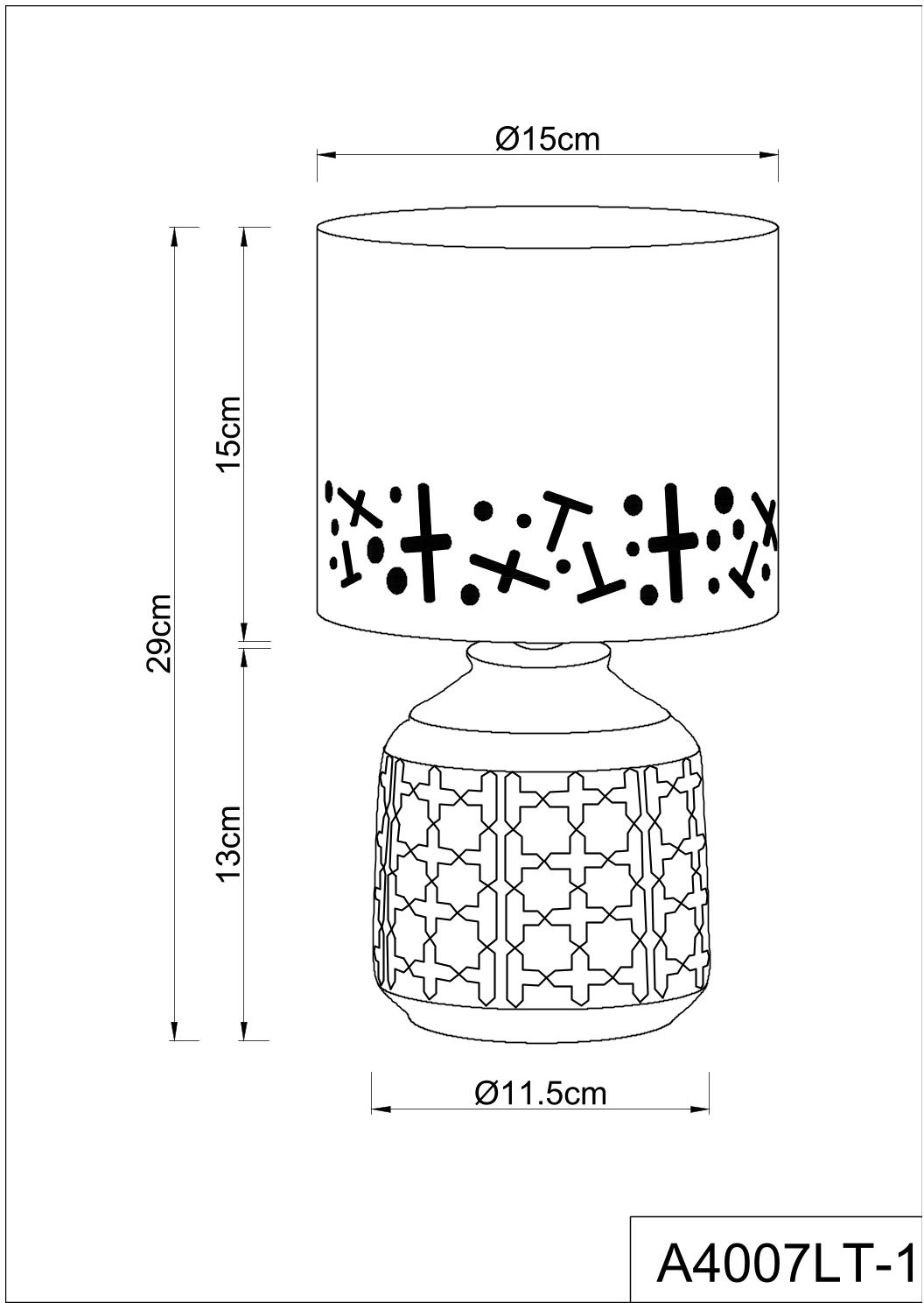 Настольная лампа Arte Lamp Bunda A4007LT-1GY в #REGION_NAME_DECLINE_PP#