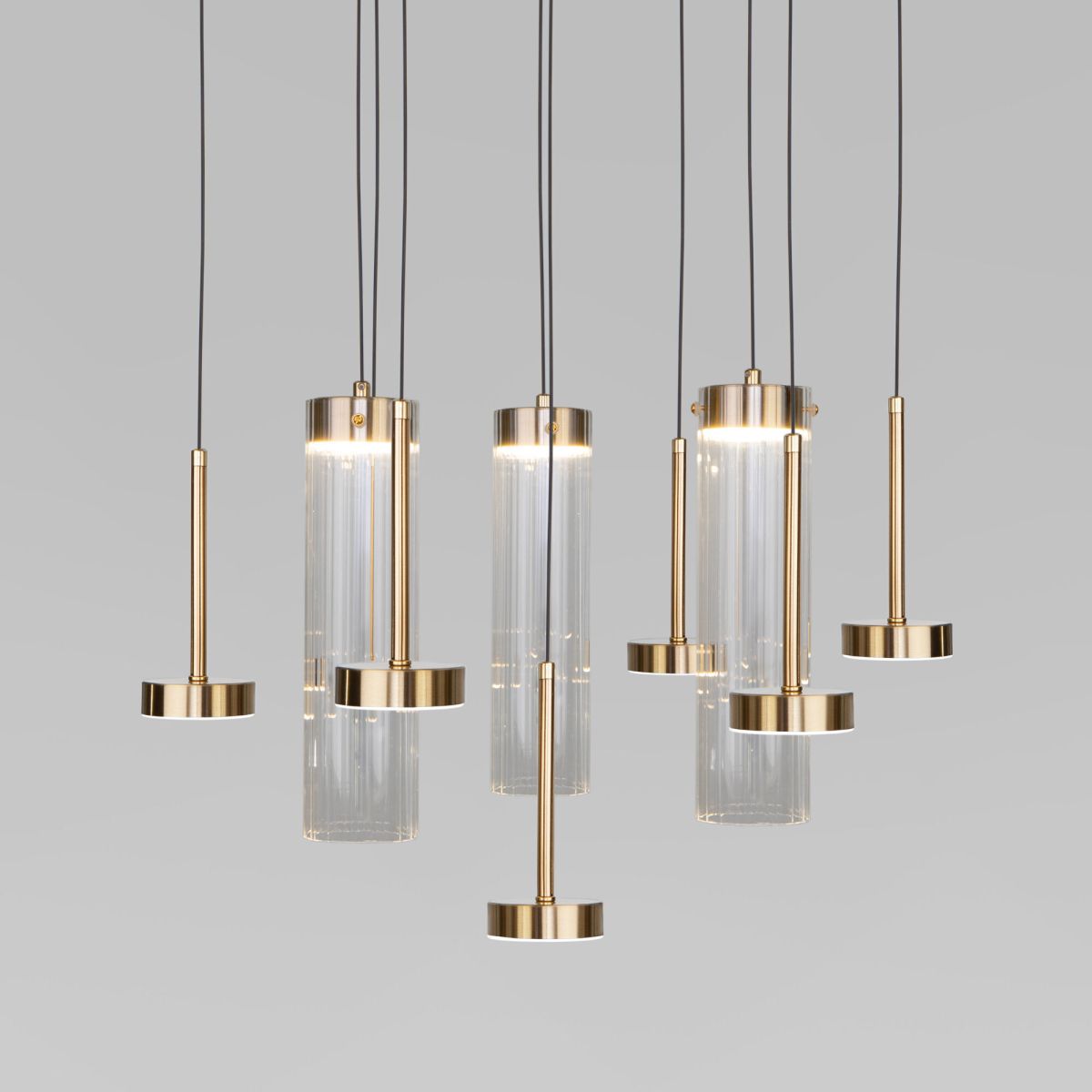 Подвесной светильник Eurosvet Quarzo 301102 LED латунь a071892 в #REGION_NAME_DECLINE_PP#