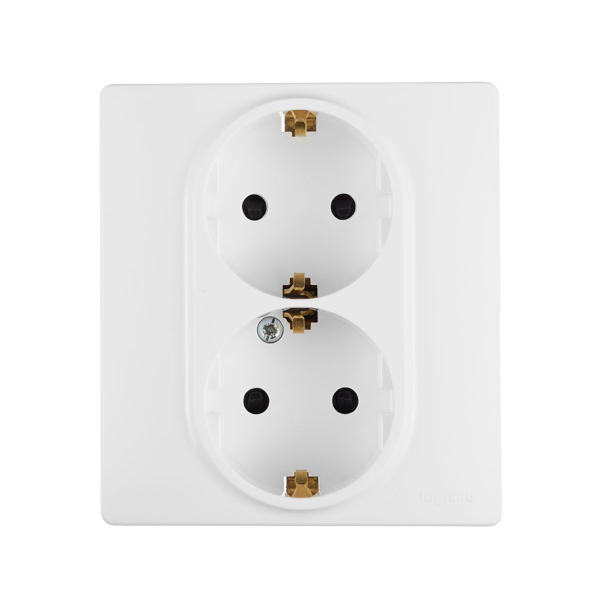 Розетка двойная с/з со шторками Legrand Inspiria 673755 в Санкт-Петербурге