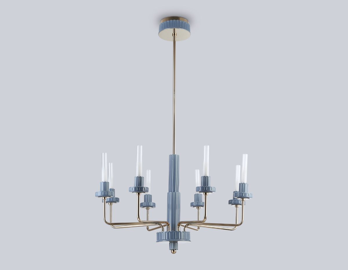 Люстра на штанге Ambrella Light High Light Ceramo Modern LH53126 в #REGION_NAME_DECLINE_PP#