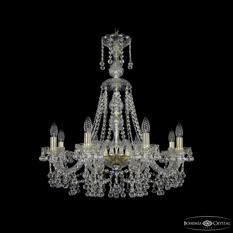 Подвесная люстра Bohemia Ivele Crystal 1409/8/240/XL-75 G в Санкт-Петербурге