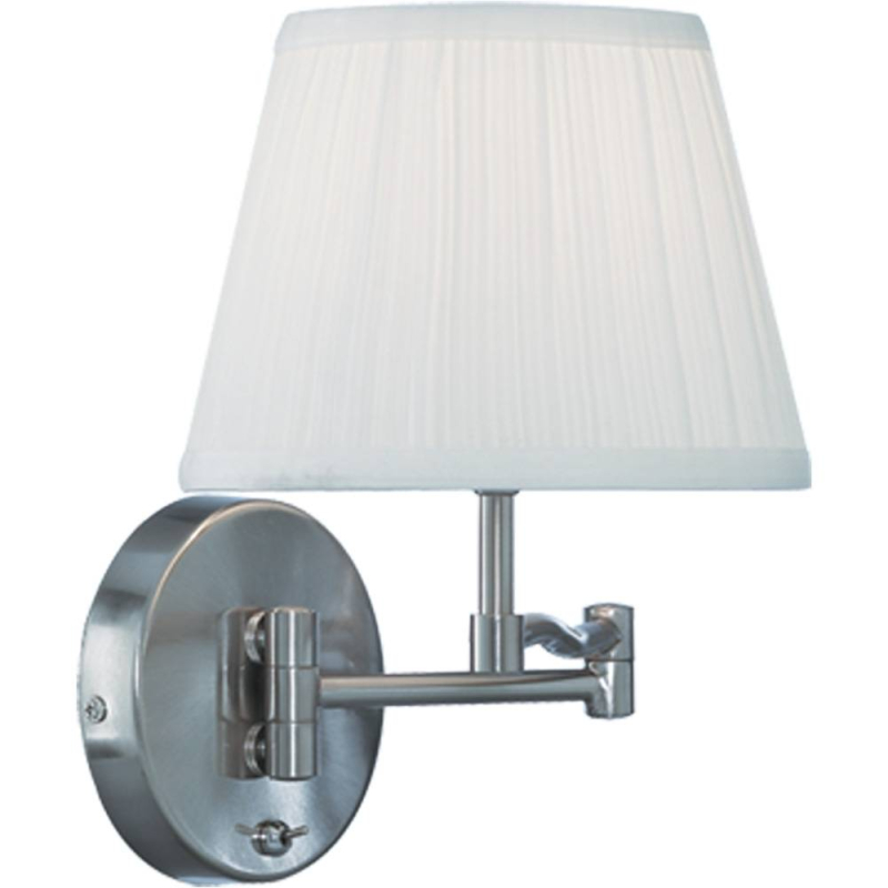 Бра с абажуром Arte Lamp California A2872AP-1SS в Санкт-Петербурге