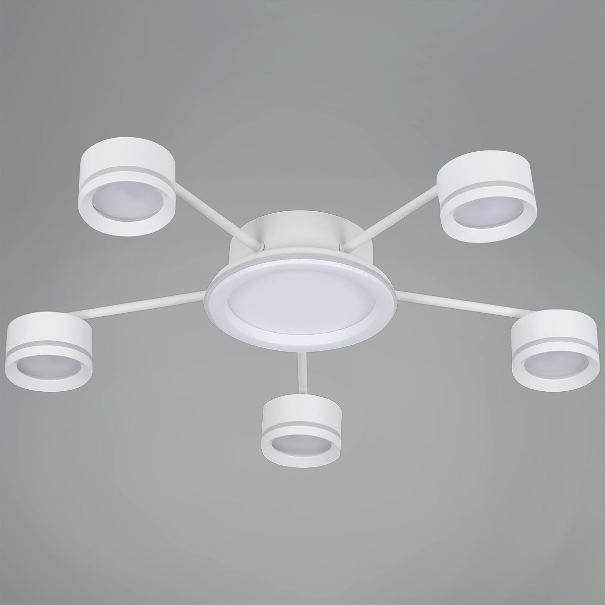 Потолочная люстра Reluce 20590-0.3-5+1 White в Санкт-Петербурге