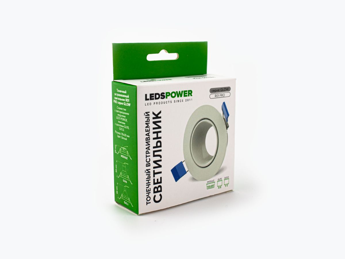 Точечный встраиваемый светильник LEDS POWER R01 PRO серия GLOW 007885 в Санкт-Петербурге