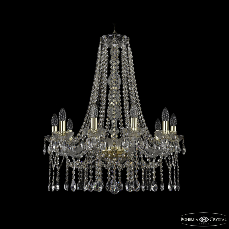 Подвесная люстра Bohemia Ivele Crystal 1413/10/220/h-76 G в Санкт-Петербурге