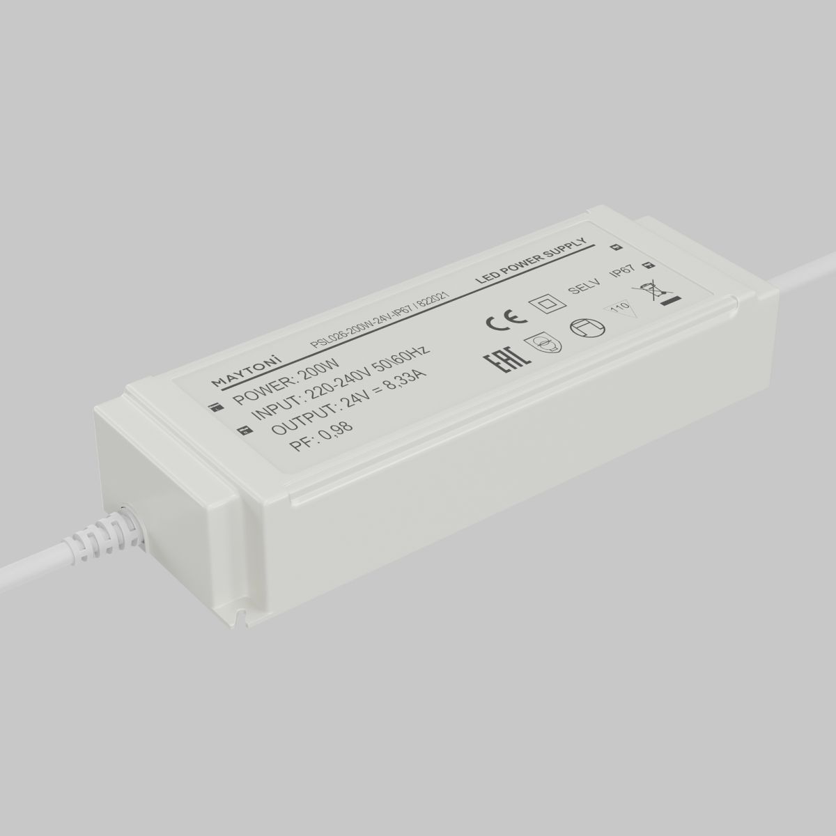 Источник напряжения Maytoni Led Strip PSL026 24В 200Вт IP67 822021 в Санкт-Петербурге