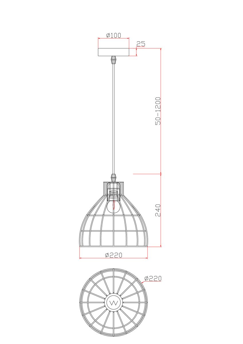 Подвесной светильник Freya Shape FR5335PL-01B в Санкт-Петербурге