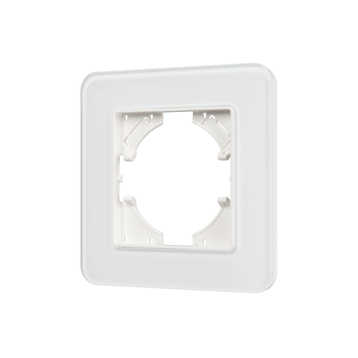 Рамка стеклянная на 1 пост Arlight FRM-OMALI-GS-1-WH 049648 в Санкт-Петербурге