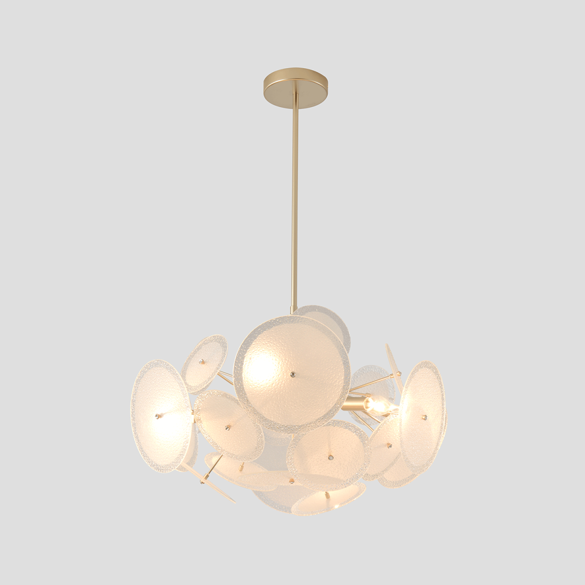 Люстра на штанге Crystal Lux DANDELION SP6 GOLD в #REGION_NAME_DECLINE_PP#