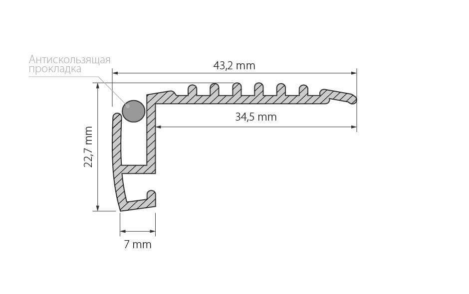 Профиль Arlight STEP-MINI-2000 ANOD 019195 в Санкт-Петербурге