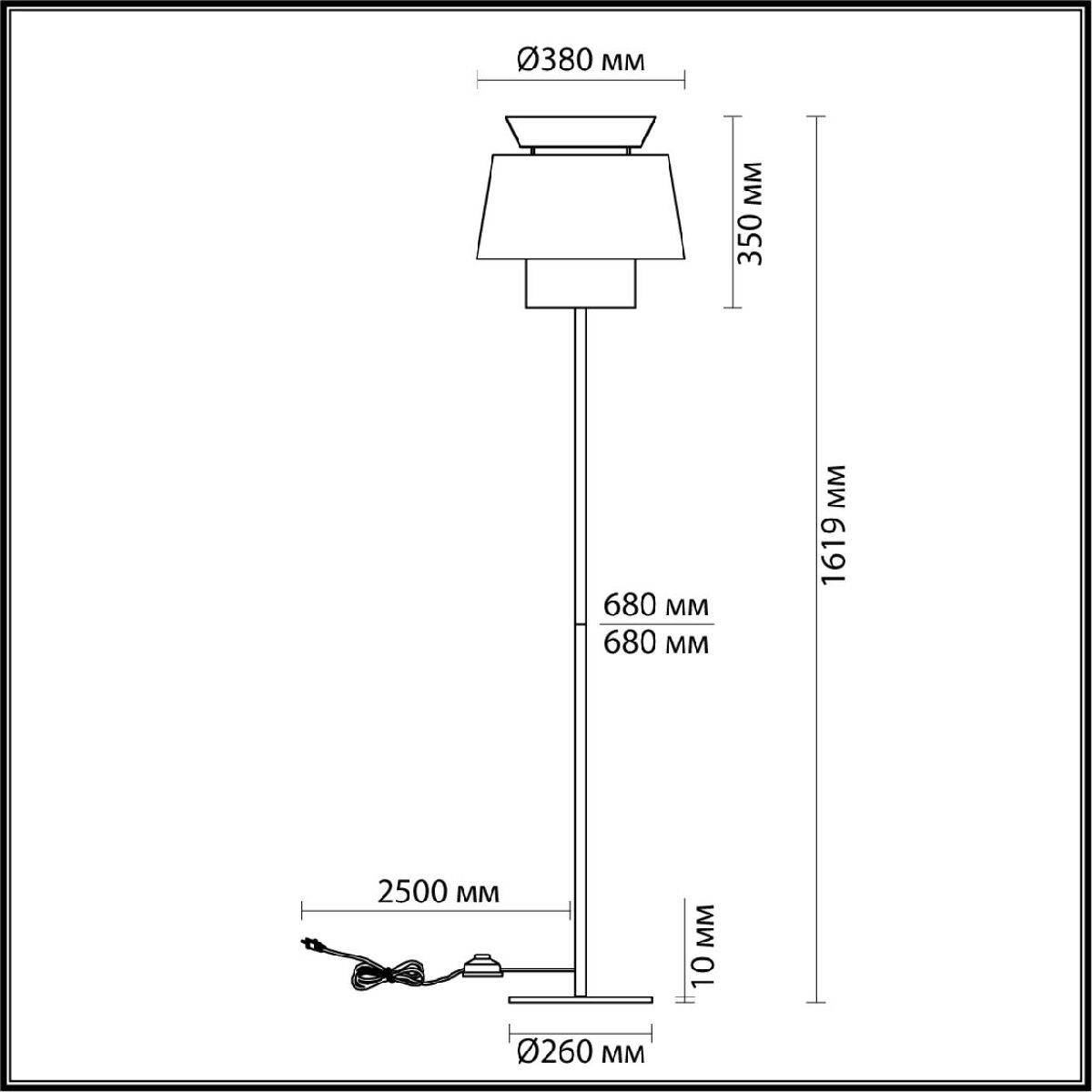 Торшер Odeon Light Kressa 4992/1F в #REGION_NAME_DECLINE_PP#