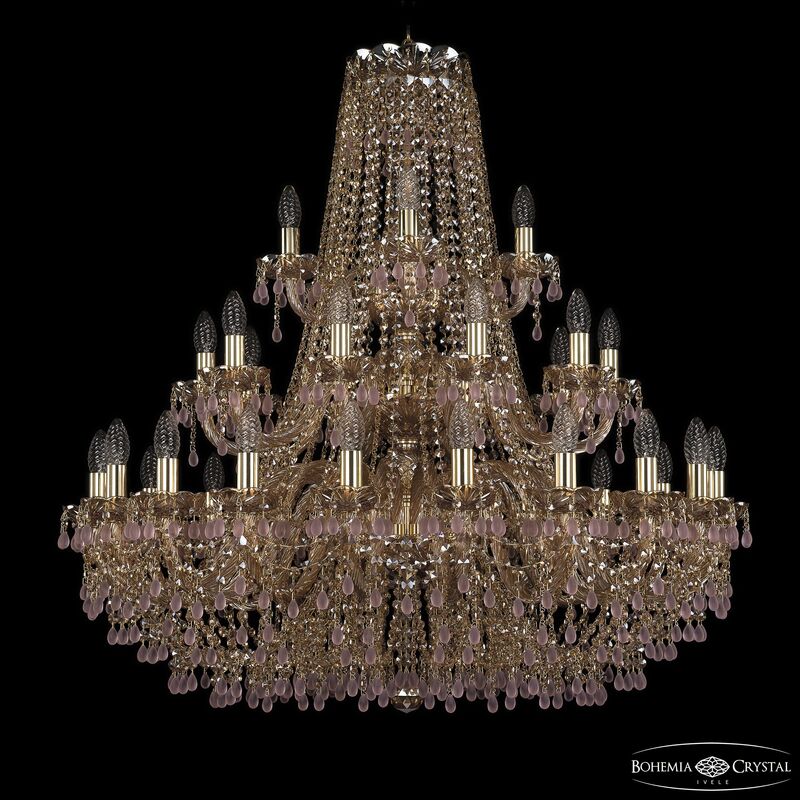 Подвесная люстра Bohemia Ivele Crystal 1410/20+10+5/360/3d G V7010 M721 в Санкт-Петербурге